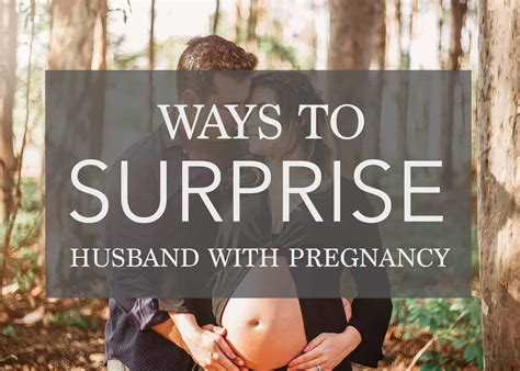 surprise for husband pregnancy